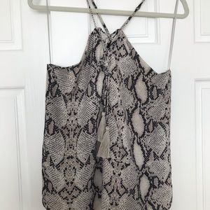 Snakeskin Halter